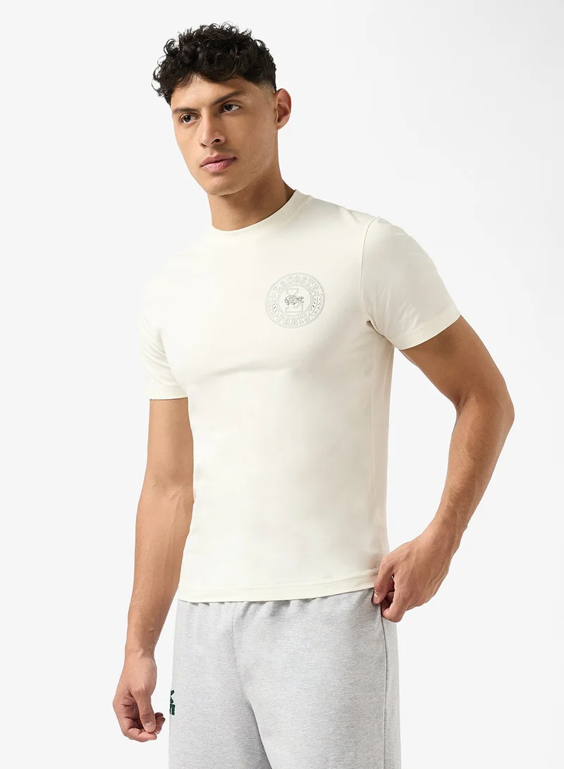 LACOSTE Crew Neck Short Sleeve T-Shirt